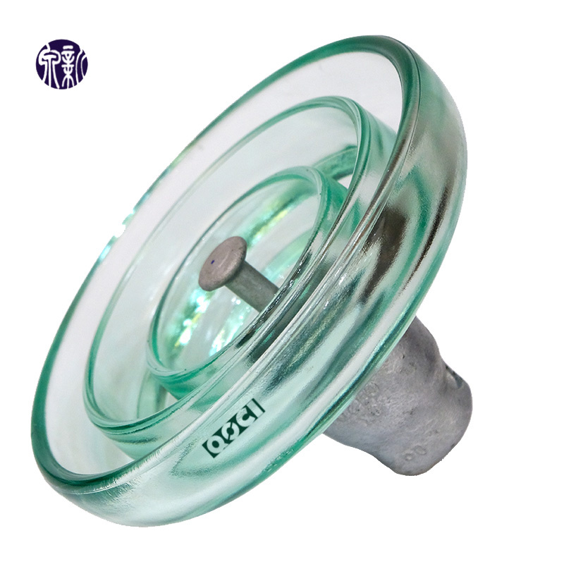 120kN High Voltage Anti-Pollution Toughened Suspension Glass Insulator U120BLP