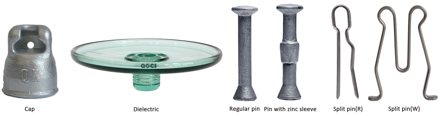 U70BLA 146/380/365 Glass Insulator(图1) 空气动力型型产品部件图.jpg