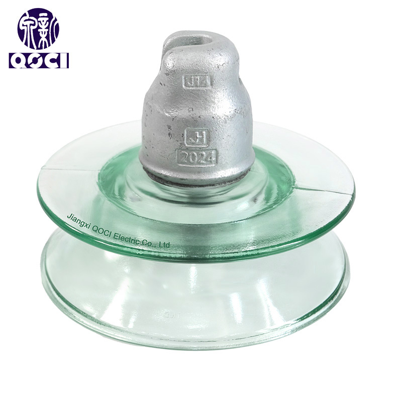 120kN U120BD Double-Shed Type Glass Insulators IEC Standard for High Voltage Lin