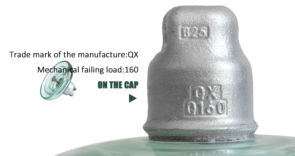 High Voltage Power Transmission Use 160kN U160BL Disc Glass Suspension Insulator(图1)