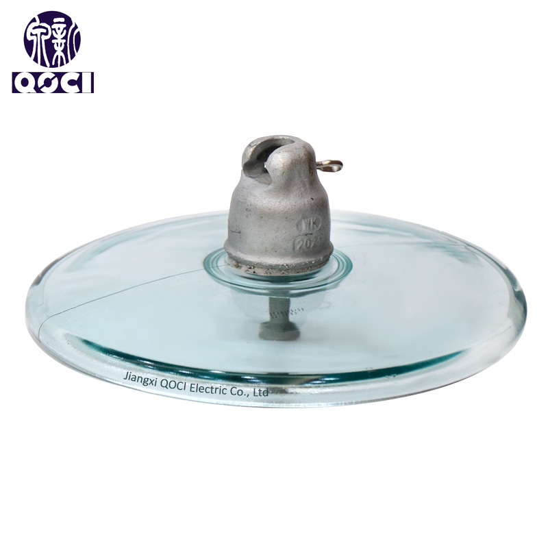 U100bla 70kN 220kv Open Air Aerodynamic Disc Glass Insulator for High Voltag