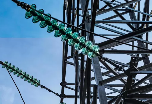 Performance analysis of high‑voltage glass disc insulators in clean and polluted environments