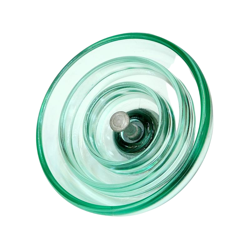 120kN Anti-Pollution Toughened Glass Suspension Insulator with Long Steel Feet