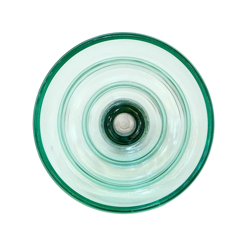 120kN Anti-Pollution Toughened Glass Suspension Insulator with Long Steel Feet