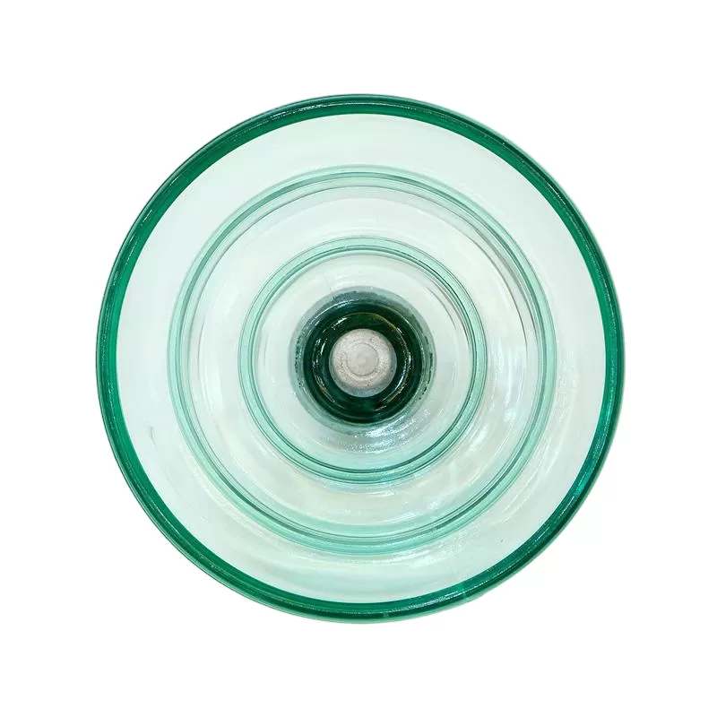 120kN Anti-Pollution Toughened Glass Suspension Insulator with Long Steel Feet