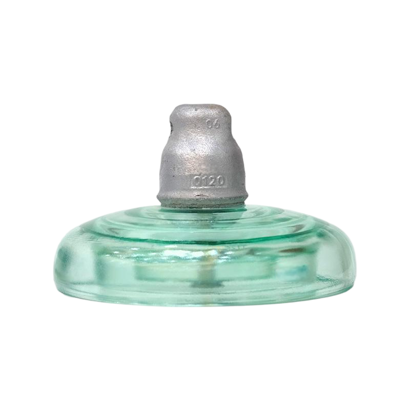 120kN Anti-Pollution Toughened Glass Suspension Insulator with Long Steel Feet