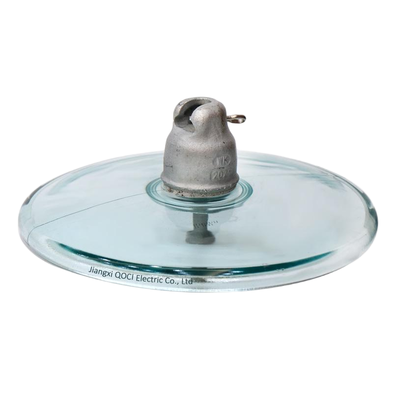 U70bla 70kN 220kv Open Air Aerodynamic Disc Glass Insulator for High Voltag