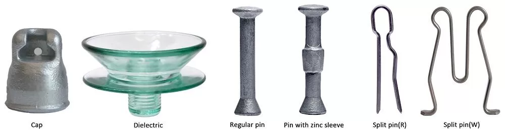 Two-Winged Fog Type Glass Suspension Insulators Psd 70 E TypeFigure 2 Two-Winged Fog Type Glass Suspension Insulators Psd 70 E TypeFigure 2