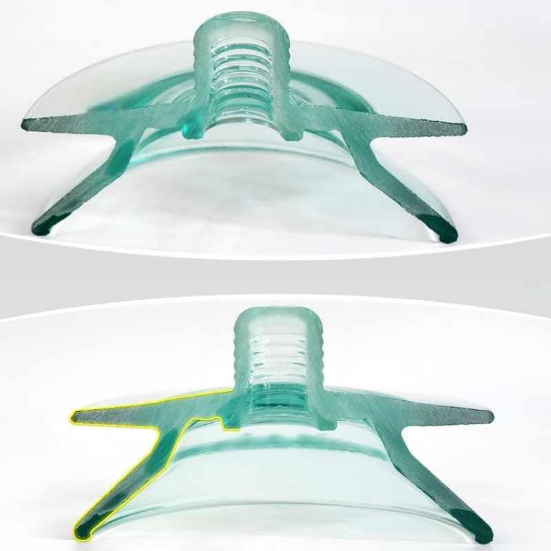 Two-Winged Fog Type Glass Suspension Insulators Psd 70 E Type(图3) Two-Winged Fog Type Glass Suspension Insulators-u70bld-7(1).png