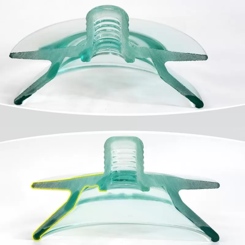 Two-Winged Fog Type Glass Suspension Insulators Psd 70 E TypeFigure 3 Two-Winged Fog Type Glass Suspension Insulators Psd 70 E TypeFigure 3