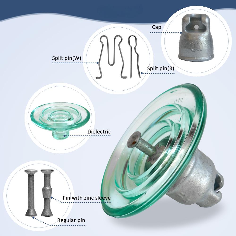 U40B Glass Insulator CTV175 for HVDC Overhead Transmission Line(图2) 2b14db67-68a9-4986-ae01-f9e18e9088e3.jpg
