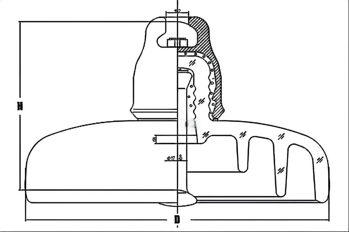 70kN High Voltage Anti-Pollution Toughened Suspension Glass Insulator U70BLP(图1) 70kn-high-voltage anti-pollution-suspension-glass-insulator-u70blp-1.jpg