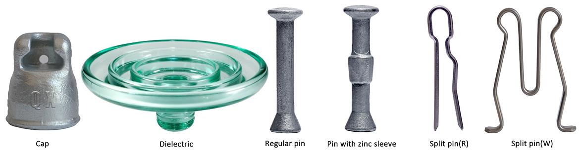 U70BS 127/255/320 Glass Insulator(图2) cb173ee4-5f98-4997-a53e-6d6efe714a8e.jpg