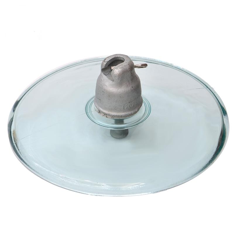 Glass Insulator U210AD With Zinc Bushing