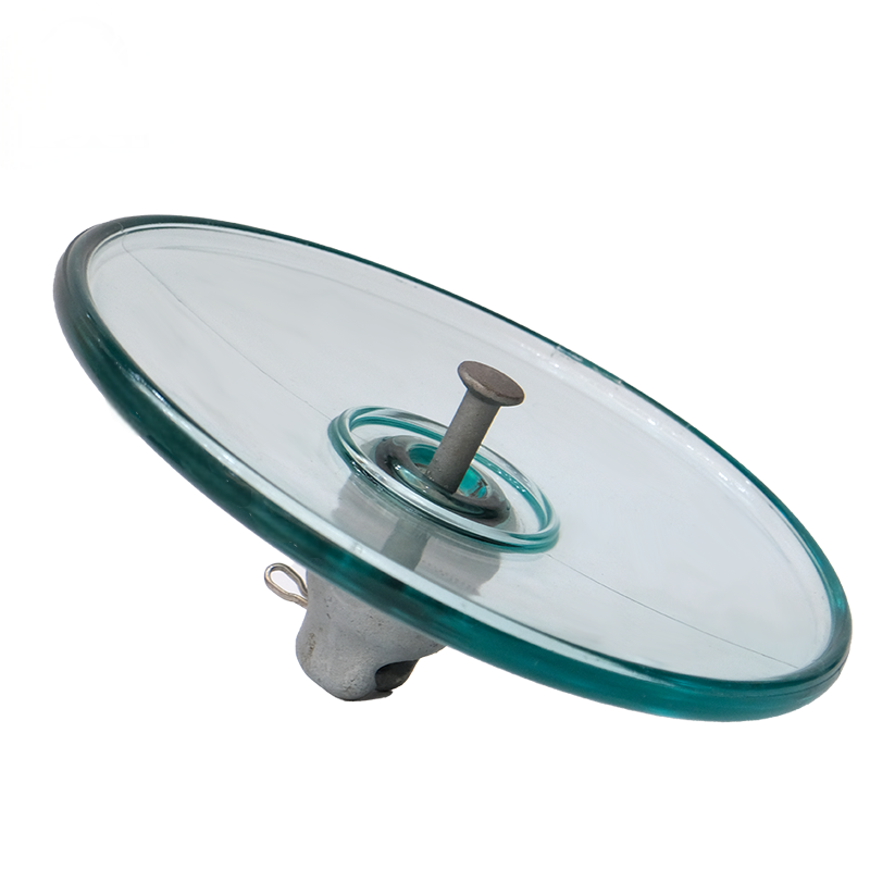 Aerodynamic-Glass-Insulator-with-Streamlined-Shed-for-Wind-and-Rain-Resistance