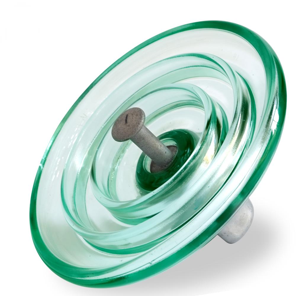 U70BL/255/146/320 IEC Standard profile 70kn suspension Tempered glass Insulator 