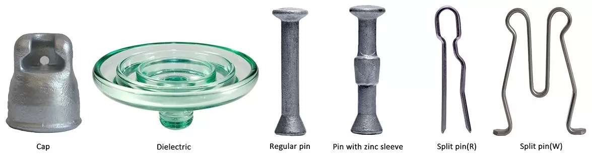 Good Quality High Voltage 100kN Disc Suspension Toughened Glass Insulator U100BS(图2) 4ecbb2f0-0cb9-4696-9240-708ddc854451.jpg