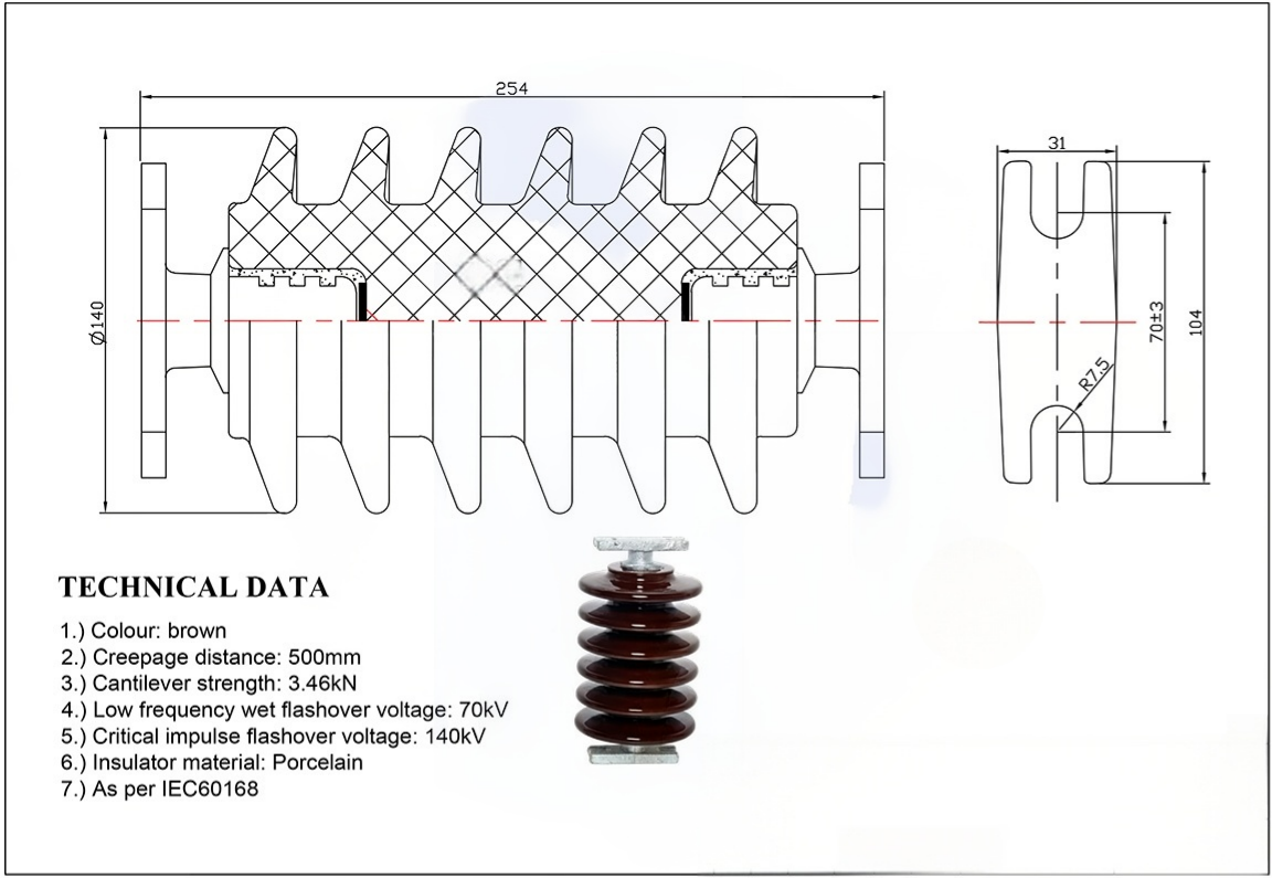 P-70 (6 sheds)post insulator(图1) qoci-electric-p-70-post-porcelain-insulator-for-disconnect-swich-drawing.jpg