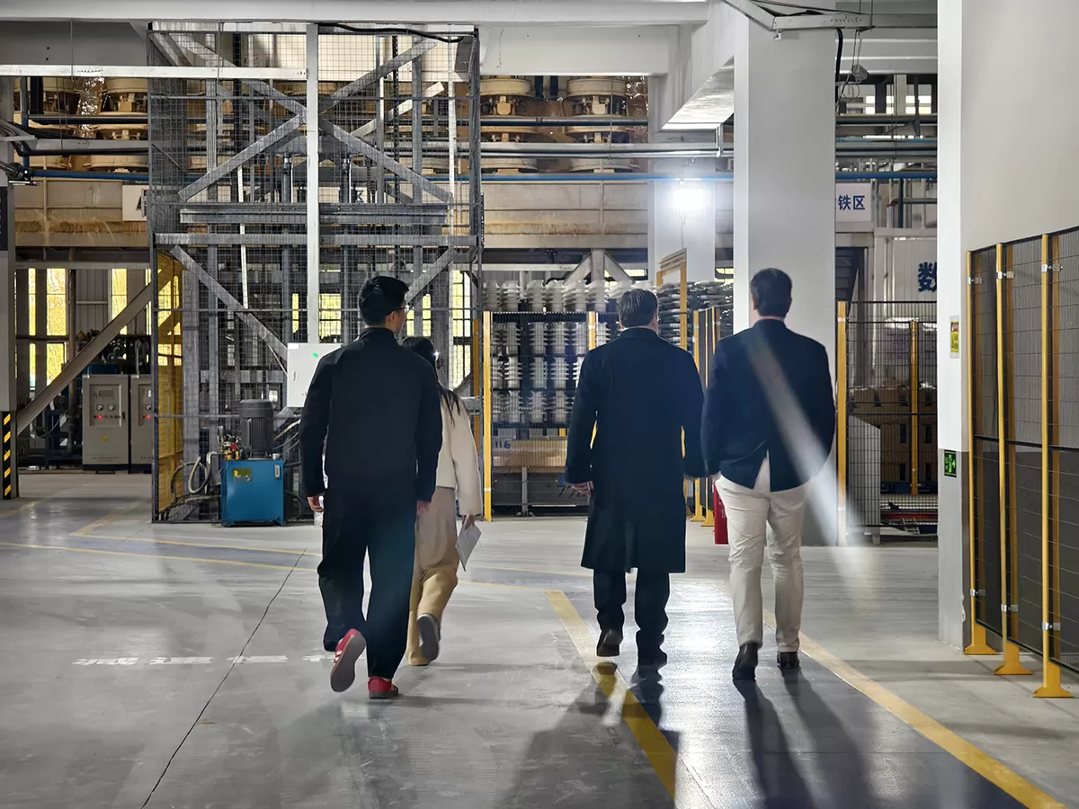 European customers visit Qoci Electric to inspect the glass insulator and porcelain insulator production base(图5) IMG_20251125_134350.jpg