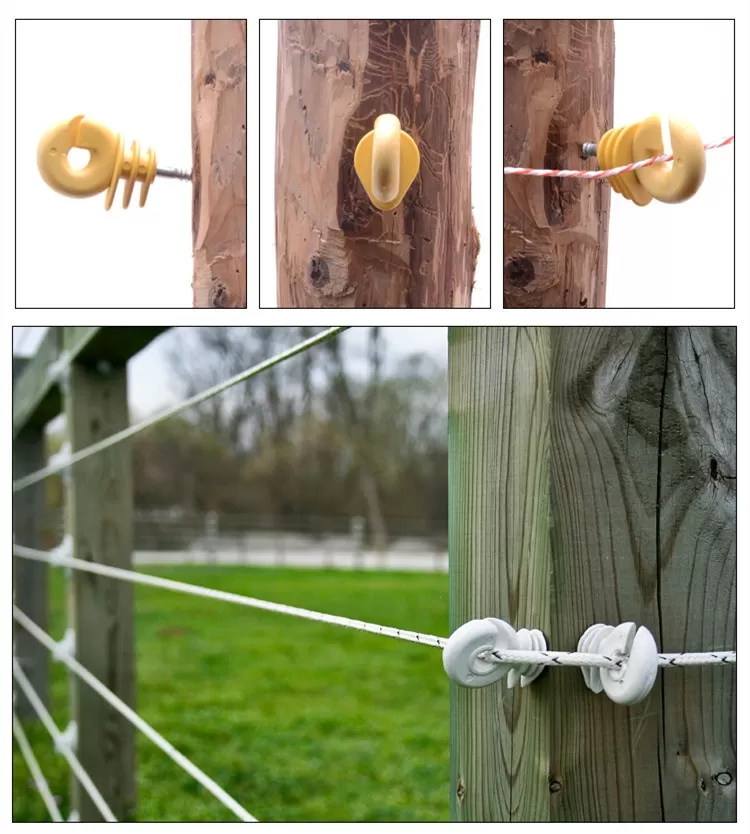 Electric Fence Insulators and the Science of Electrical Insulation(图4) Installing Electric Fence Insulators.jpg